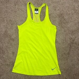Nike Women's Bright Yellow Tank Top